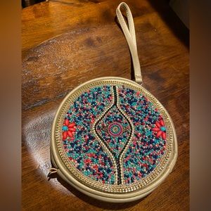 Hand bag, clutch, small purse.  Bought in Colombia.  Like new condition.